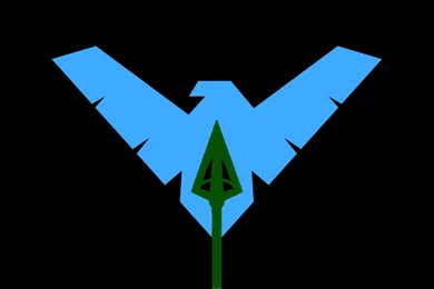 My Attempt At A Nightwing/Green Arrow Minimalistic Wallpapers ...