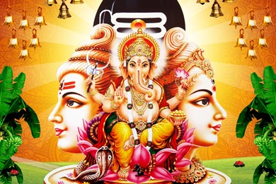 Hindu God Vinayaka Siva Parvathi Hd Wallpapers Free Download ...