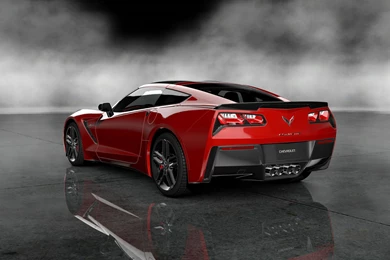 Red Corvette Wallpapers 2014