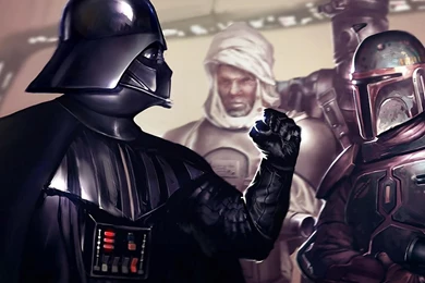 Download Wallpapers 2048x2048 Star Wars, Darth Vader, Boba Fett ...