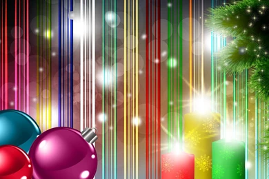 COLORFUL CHRISTMAS WALLPAPER   (