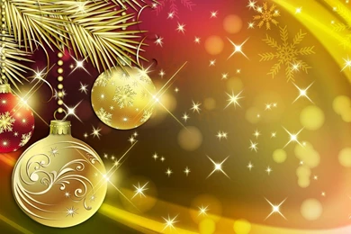 Red Christmas Balls Wallpapers >> Backgrounds With Quality HD