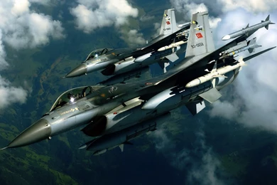 Turkish F16 Jet Fighter Wallpapers