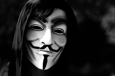 Anonymous V For Vendetta Masks Monochrome Wallpapers