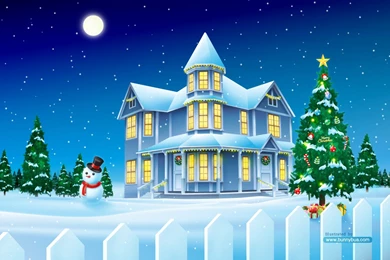 Christmas Home Wallpapers Hd Backgrounds