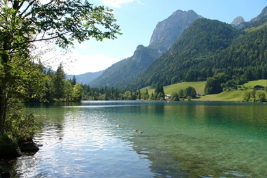 Hintersee Bavaria Germany Wallpapers   (