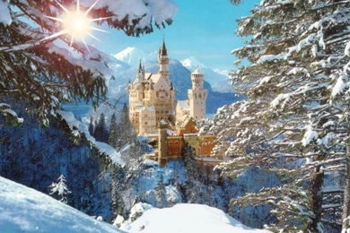 NEUSCHWANSTEIN CASTLE BAVARIA WALLPAPER   (