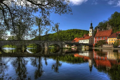 Gorgeous Bridge In Kallmyunts Bavaria   (