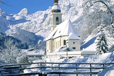 WINTER IN BAVARIA WALLPAPER   (