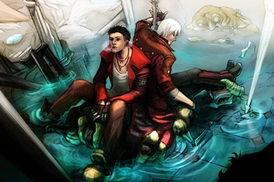 Devil May Cry Painting Art Men Games Fantasy Dmc Wallpapers ...