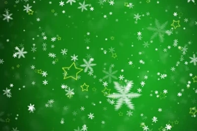 Tap Image For More Christmas Wallpapers! Green Snowflakes 05 ...