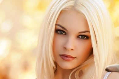 Blonde Girl, Beautiful Face, Eyes Widescreen Wallpapers