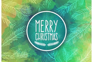 Free Vector Green Merry Christmas Backgrounds