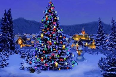Christmas Scene Backgrounds   Wallpapers Zone