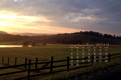 Dear Readers… + Desktop Calendar {September 2013}