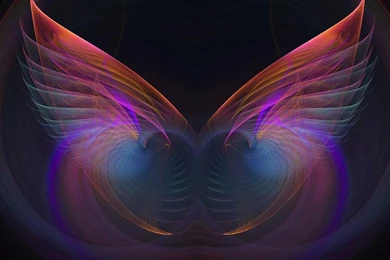 Cool Free Desktop Wallpapers Digital Art Fractal Angelicus ...