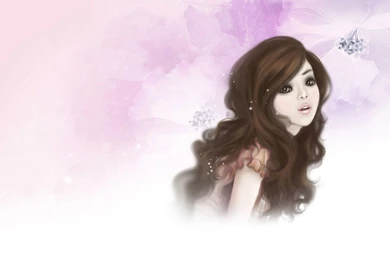 Cartoon Pretty Girls Wallpapers