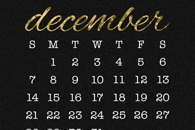 2014 {Gold Glitter} Christmas iPhone Wallpapers