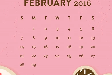 February 2016 Calendar Wallpapers   Sarah Hearts