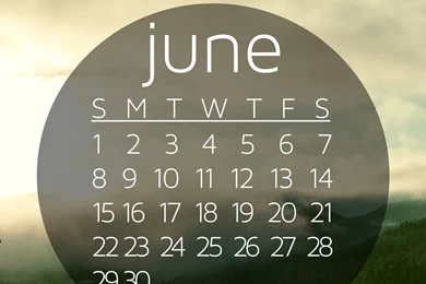 June 2014 Calendar Wallpapers