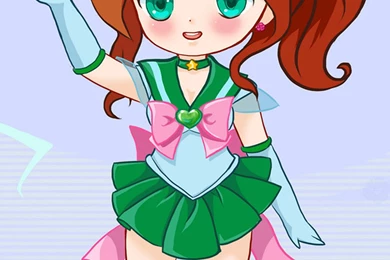 Cartoon Green Clothes Girls Galaxy Note 5 Wallpapers.jpg