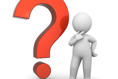 3d Scanner Image: 3d Question Mark