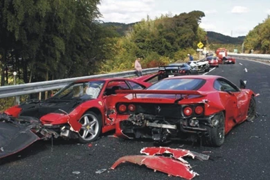 Expensive Car Crashes Hd Wallpapers