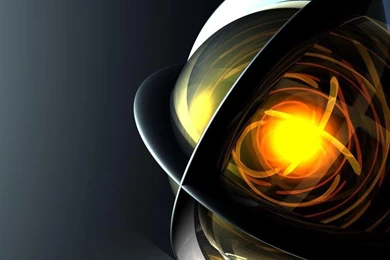 Desktop Wallpapers » 3D Backgrounds » Fireball » Www.desktopdress.com