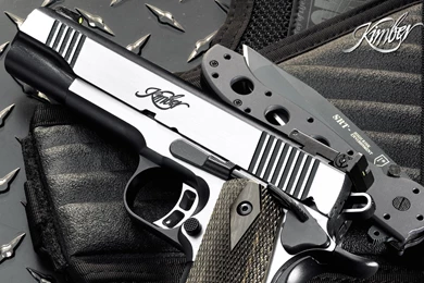 Weapons Pistol And Knife HD Desktop Photos