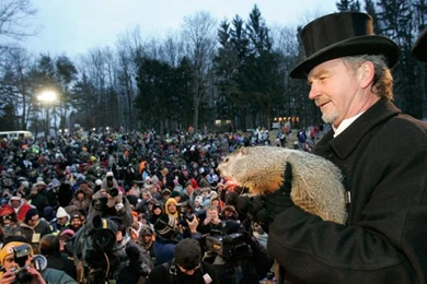 Groundhog Day Pictures: Punxsutawney Phil, Now And Then