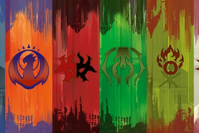 Was Bored, Made This Double Screen Ravnica Guilds Wallpapers : MagicTCG