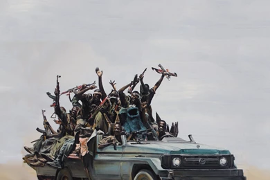 Cookie Monster Terrorist iPad 1 & 2 Wallpapers