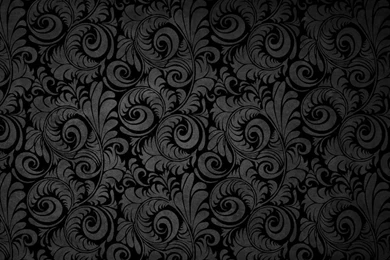 Black Floral Patterns (PPT Background)