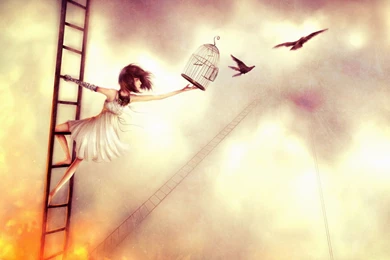 Cloud Girl Artistic Wallpapers   HD Wallpapers & 4K Wallpapers ...