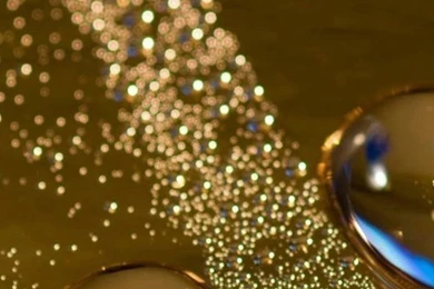 Gold Color Drops iPhone 6 Wallpapers