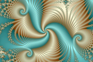 Aqua Satin" Fractal Image By Ceci. HD Wallpapers, Posters ...