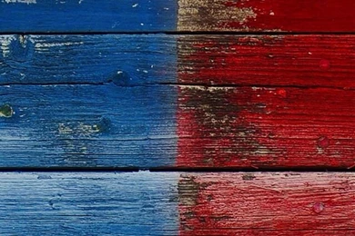 RED, WHITE AND BLUE WOOD, IPHONE WALLPAPER BACKGROUND