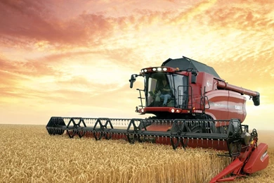 Wallpapers Case Ih Combine Harvester Farming Trucks Vehicles Image ...