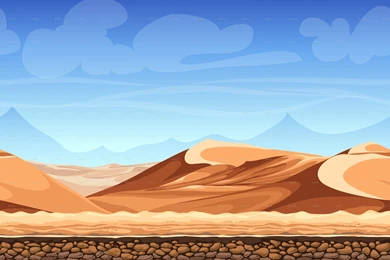 Palm Trees In Desert   Seamless Backgrounds