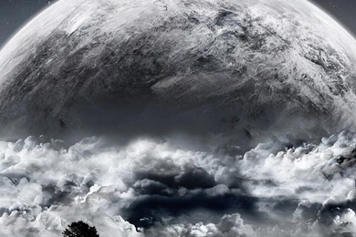 Huge Moon iPad Wallpapers Download