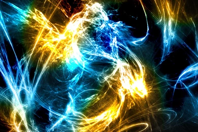 Water Abstract Fire Fractal In Huge Resolution