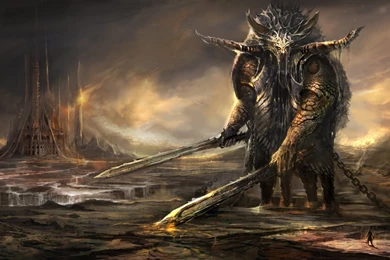 Huge Monster With Swords Wallpapers