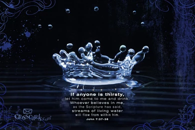 John 7:37 38   Believe Wallpapers   Christian Wallpapers And ...