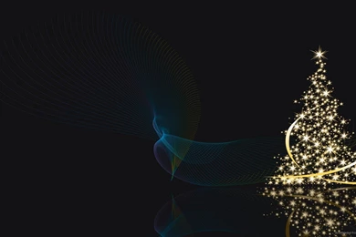 New Year Tree Wallpapers For iPhone 3G/3GS