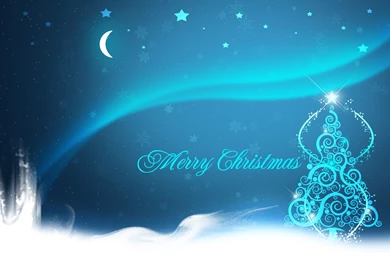 Blue Christmas Tree Wallpapers » WallDevil   Best Free HD Desktop ...