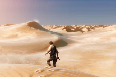 Video Games Desert Uncharted Nathan Drake 3 Wallpapers