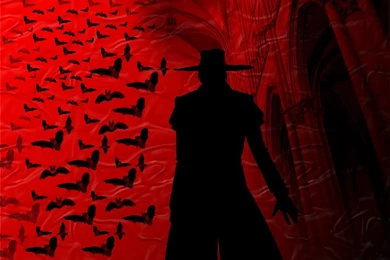 Wallpapers Alucard And His Bats Dark Gothic Free 1024x768 ...