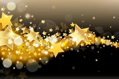 Golden Stars Sparkle Glitter Glow Backgrounds Backgrounds Star Gold ...