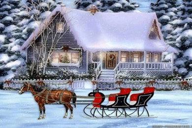 Winter Christmas Wallpapers   Crazy Frankenstein