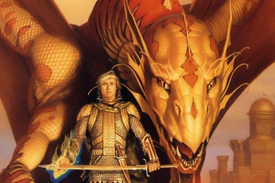 3D Abstract Golden Dragon – Abstract Fantasy HD Desktop Wallpapers